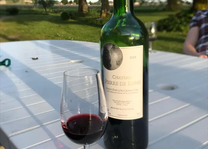 לינה וארוחת בוקר Chateau Pierre De Lune סנט-אמיליון